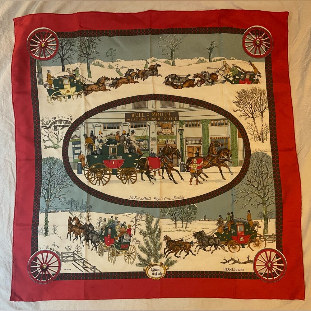 Hermès Paris Silk Scarf